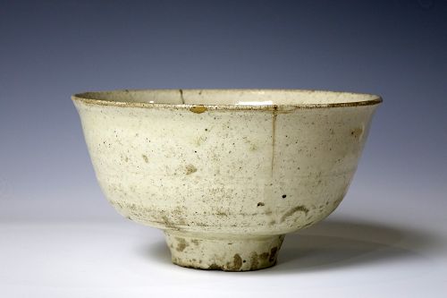 Early-Mid Joseon Korai Katate Tea Bowl imported to Japan during Edo