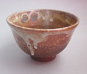 Tea Cup, Chawan; Shino Glaze, by George Gledhill