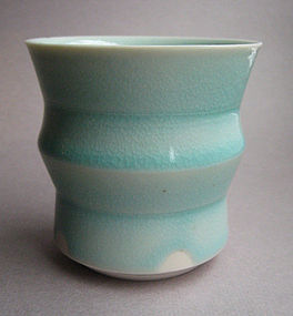 Yunomi, Tea Cup; Porcelain;Hanako Nakazato