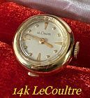 Le Coultre Men's 14k GOLD CUFF LINK Pat. Pending 1952
