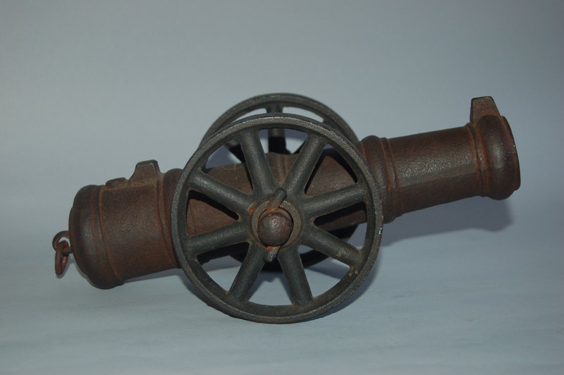 Cast iron miniature cannon, Japan, Satsuma, Meiji era
