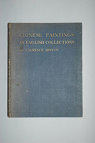 Book: Laurence Binyon, Chinese Paintings, 1927