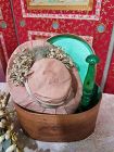 Lovely 1868th. Fashion Doll Hat with Hat Stand and Box