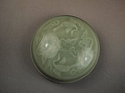 Chinese porcelain celadon seal paste box