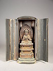 Japanese portable Buddhist shrine