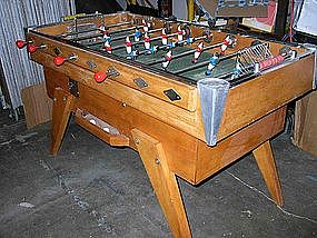 Vintage French Foosball Table Bussoz Bistro Baby-foot