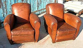 Vintage French Club Chairs - Gangbox Ancient