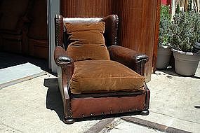 Vintage French Club Chair - Lisieux Wingback Single