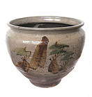 Japanese Antique Ceramic Yumino Ware Jar