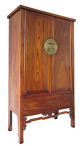 Chinese Antique Large Jumu Wood Cabinet