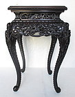 Antique Japanese Table with Motifs of Dragons