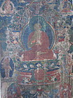 Tibetan Thangka of Dipankar Buddha