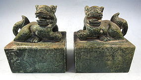 Chinese Han Style Pair of Seals