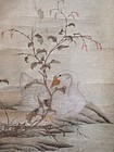 Antique Chinese Scroll Painting by Chen Mei
