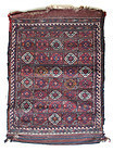 Antique Sanjabi Kurdish Chanteh Bag (Camel Bag)