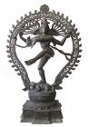 Large Indian Bronze Statue of Shiva-Nataraja, Lord of the Dance