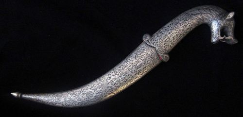 Indian Damascene Dagger