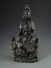 Chinese Antique Soapstone Quanyin