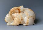 Chinese Antique Jade Carved Rabbit