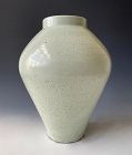 Korean Antique Large White Glazed Porcelain Vase, 19th Century