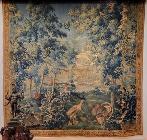 17th Century Aubusson Verdure Arcadian Tapestry